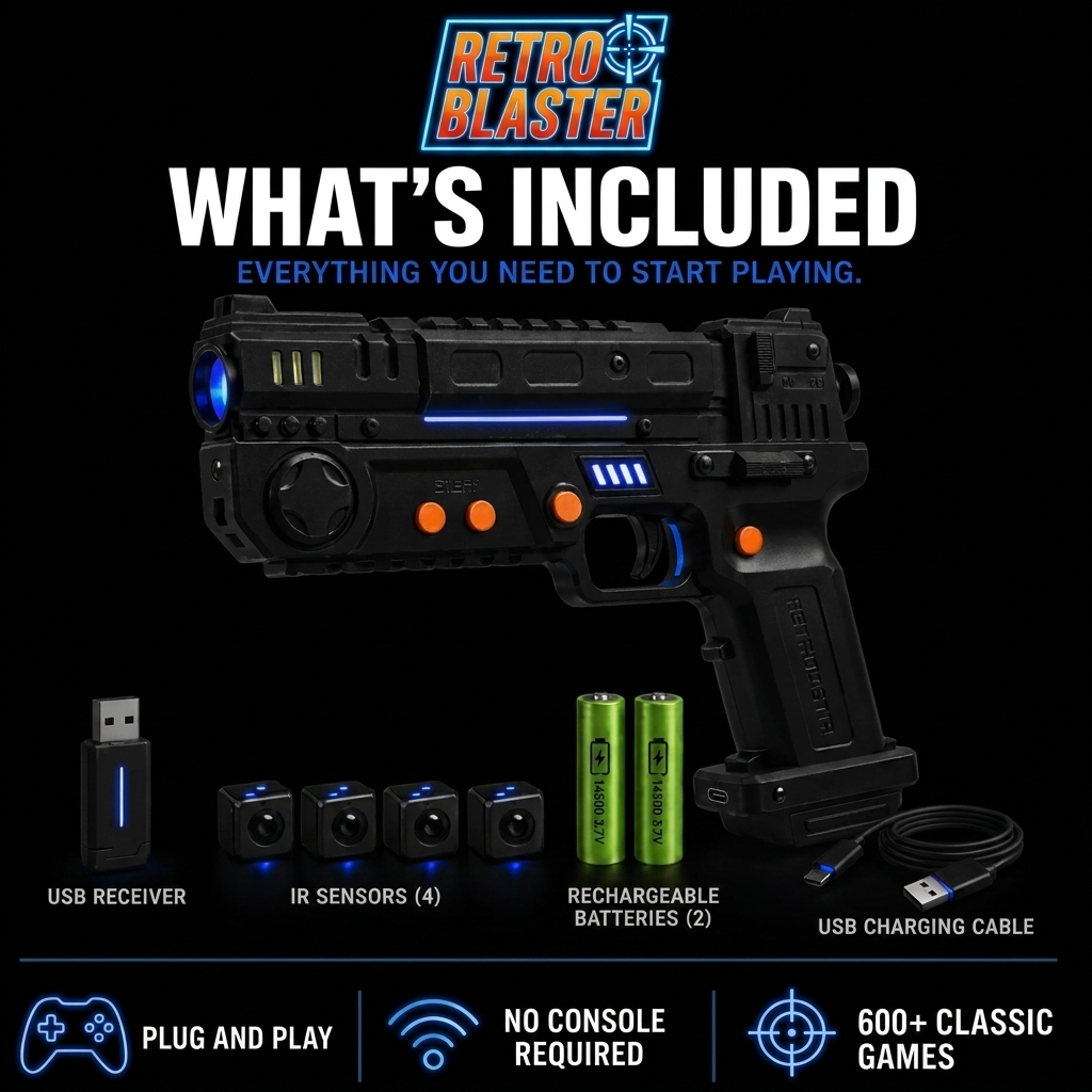 RetroBlaster Arcade Gun