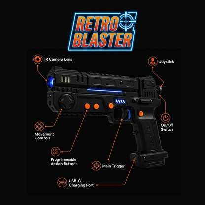 RetroBlaster Arcade Gun