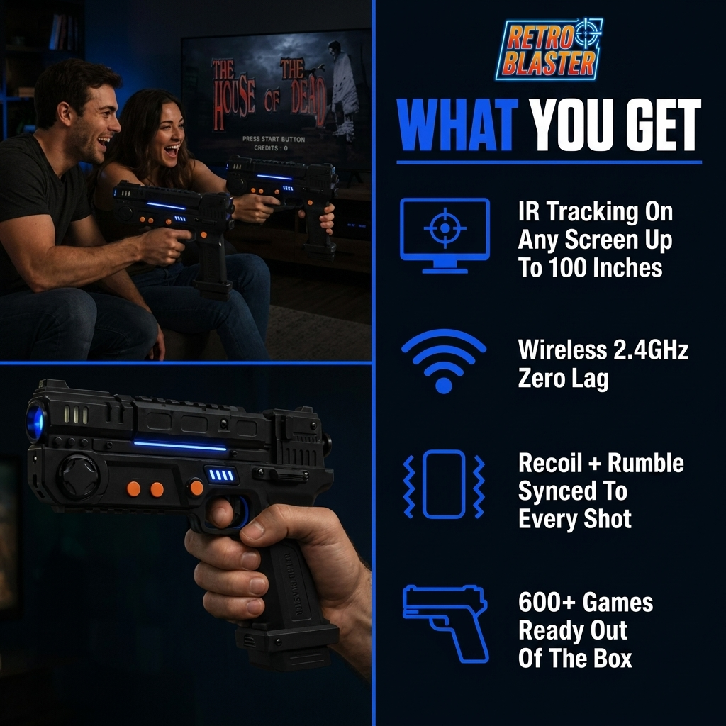 RetroBlaster Arcade Gun